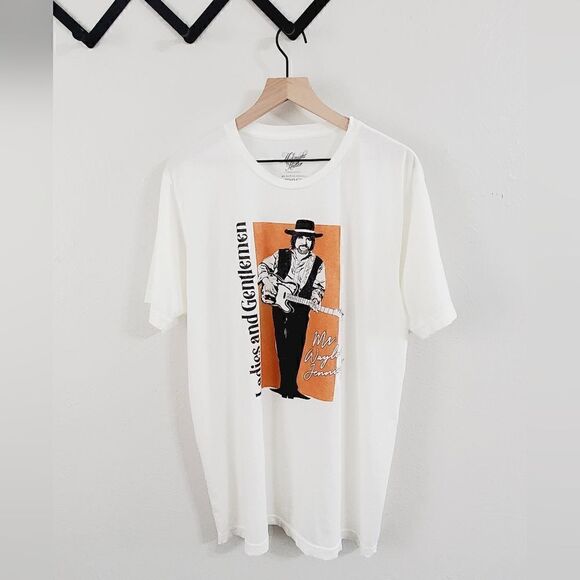 NWOT Midnight Rider Ladies & Gentlemen Waylon Jennings Unisex Tee Size XXL - Picture 6 of 11